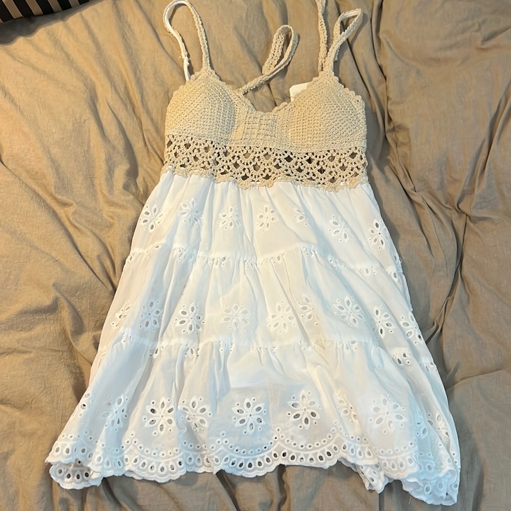 Altar’d State - white summer dress, size medium